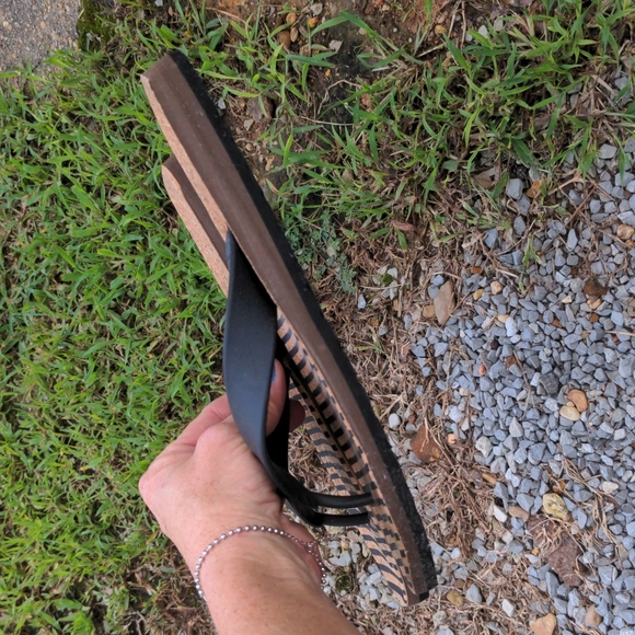 Strand Men's Black with Cork Sole Flip-Flops - Picture 9 of 13